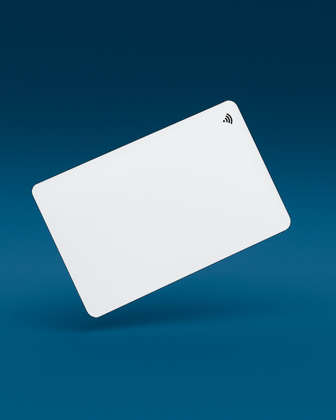 Tarjeta con tecnología NFC - blanca clasica